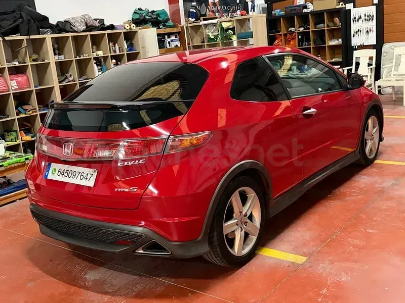 Usado Honda Civic Type S 140 CV (102 kW) 2009 Rojo Berlina