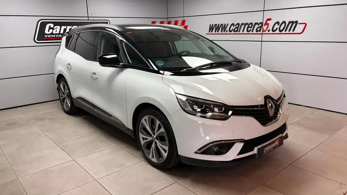 Usado Renault Grand Scénic IV Zen 120 CV (88 kW) 2019 Blanco Monovolumen