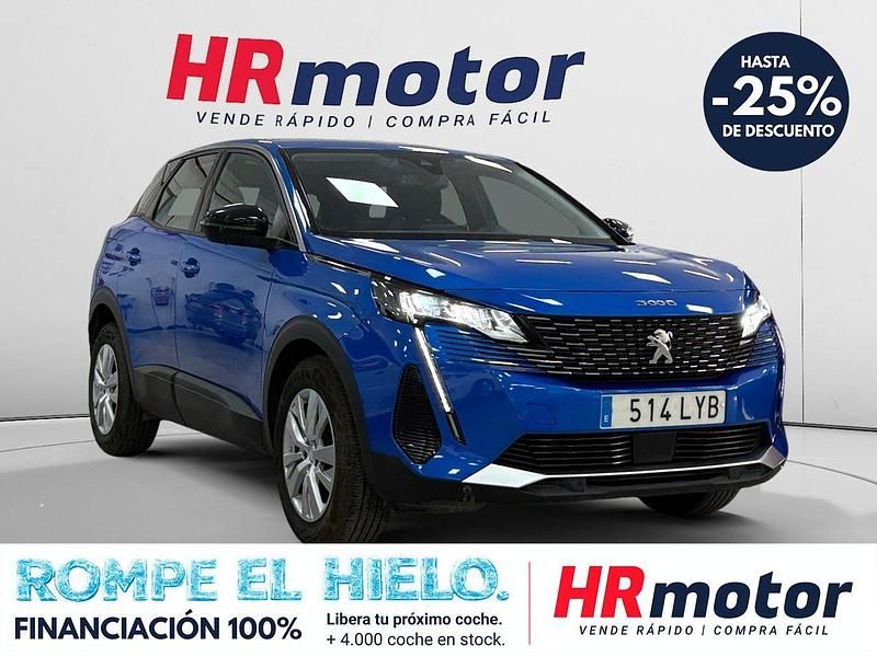 Usado Peugeot 3008 Active 131 CV (96 kW) 2022 Azul SUV