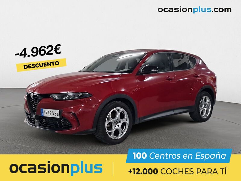 Rojo Usado 2022 Alfa Romeo Tonale Sprint SUV | 24.890 € (Precio justo) - Imagen 1/4