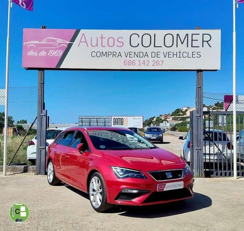 Rojo Usado 2019 Seat Leon FR Utilitario | 16.500 € (Precio justo) - Imagen 1/4
