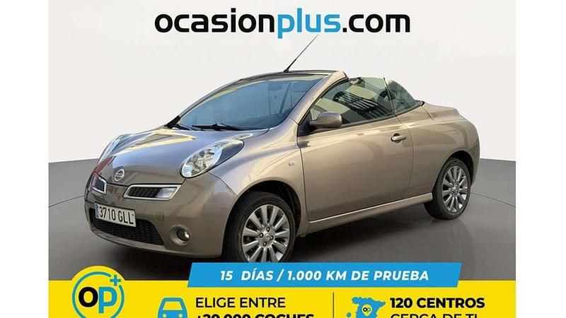 Usado Nissan Micra C+C Tekna 88 CV (64 kW) 2009 Marrón Descapotable