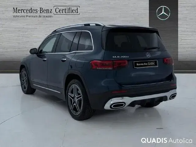 Usado Mercedes GLB200 150 CV (110 kW) 2022 Azul denim SUV
