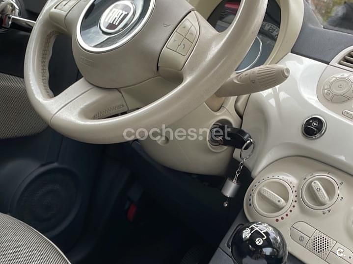 Usado Fiat 500 Lounge 69 CV (50 kW) 2011 Blanco Berlina