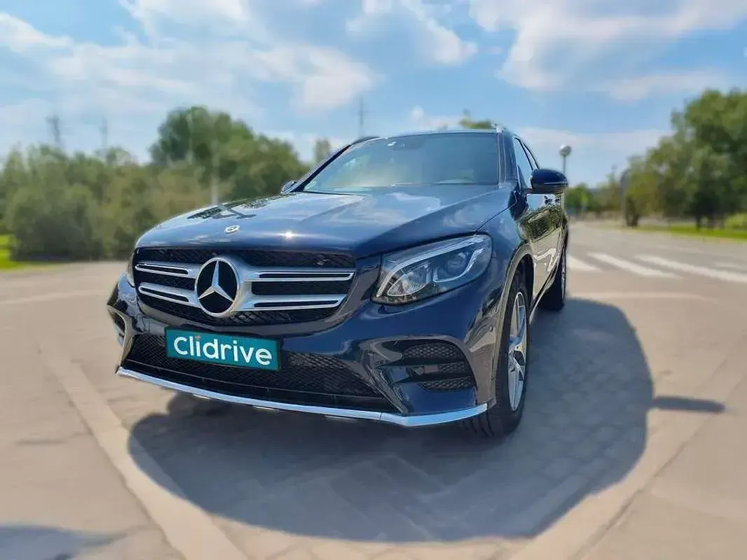 Usado Mercedes GLC220 170 CV (125 kW) 2018 Negro SUV