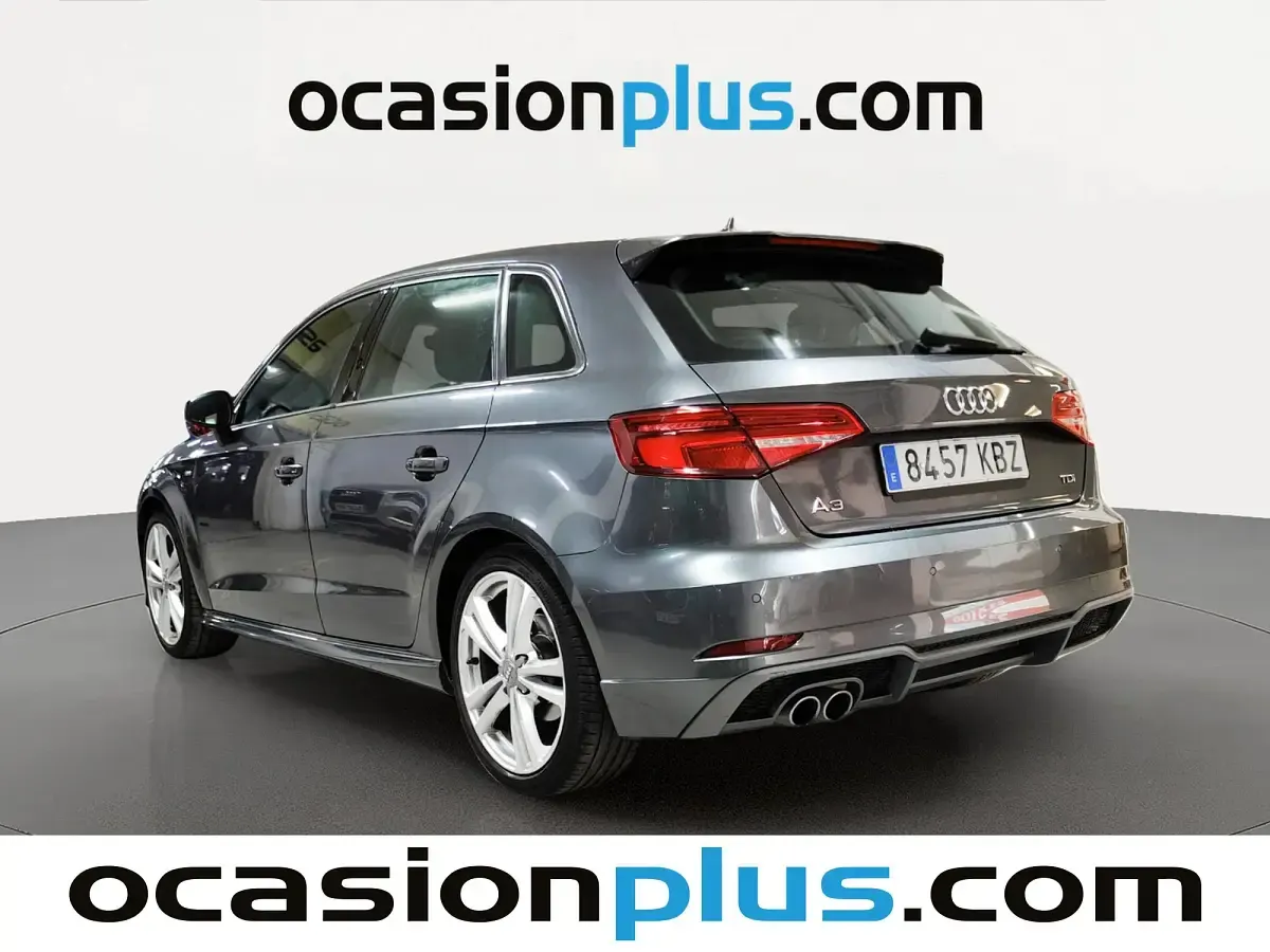 Usado Audi A3 Sportback S-Line 150 CV (110 kW) 2017 Gris Utilitario