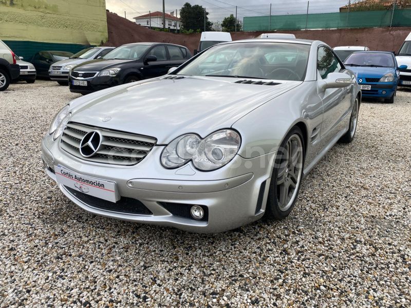 Gris / plata Usado 2002 Mercedes SL500 Descapotable | 21.950 € (Caro) - Imagen 1/4