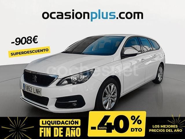 Blanco Usado 2021 Peugeot 308 SW Active Familiar | 9990 € (Super precio) - Imagen 1/4