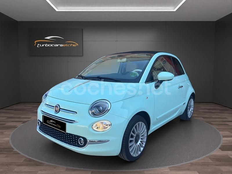 Verde Usado 2016 Fiat 500C Lounge Descapotable | 9499 € (Precio justo) - Imagen 1/4