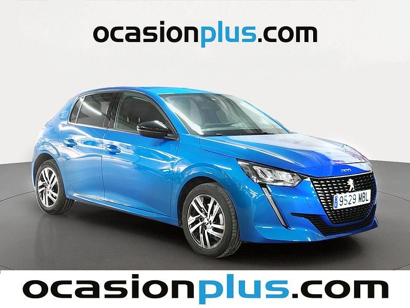 Usado Peugeot 208 Allure 100 CV (73 kW) 2022 Azul Utilitario