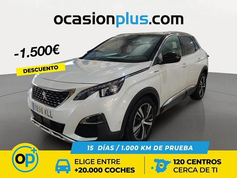 Blanco Usado 2018 Peugeot 3008 GT-line Recogida | 16.500 € (Precio justo) - Imagen 1/4