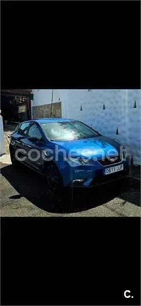 Usado Seat Leon Style 125 CV (91 kW) 2016 Azul Berlina