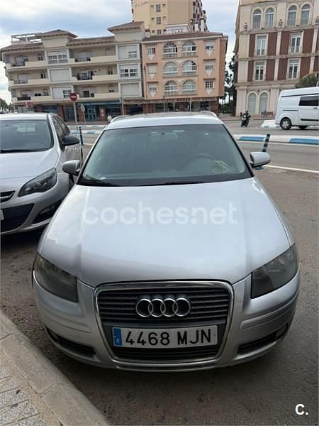 Usado Audi A3 105 CV (77 kW) 2007 Gris / plata Berlina
