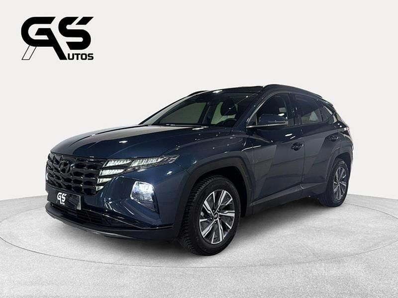 Azul Usado 2024 Hyundai Tucson SUV | 23.999 € (Precio justo) - Imagen 1/4