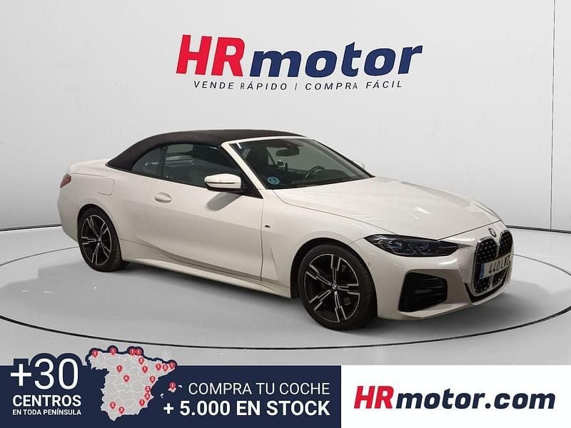 Blanco Usado 2022 BMW 420 M Sport Descapotable | 36.890 € (Buen precio) - Imagen 1/4