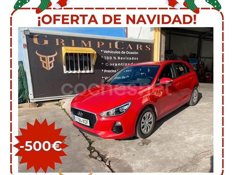 Rojo Usado 2017 Hyundai i30 Berlina | 10.499 € (Precio justo) - Imagen 1/4