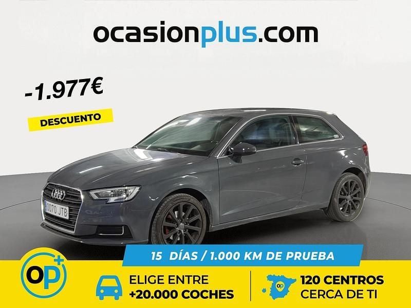 Usado Audi A3 Design 110 CV (80 kW) 2016 Gris Utilitario