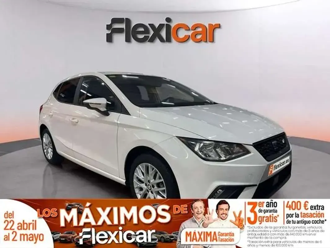 Begagnad Seat Ibiza Style 75 HK (55 kW) 2017 Vit Halvkombi