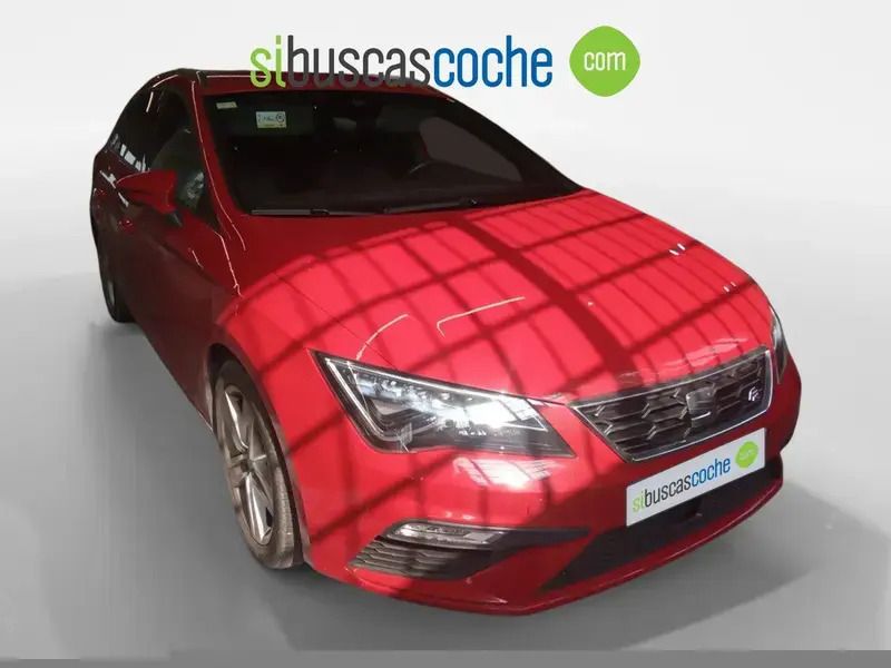Usado Seat Leon ST FR 150 CV (110 kW) 2020 Rojo Familiar