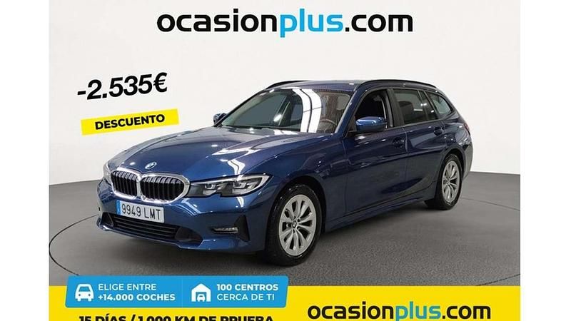 Azul Usado 2021 BMW 318 Familiar | 25.355 € (Precio justo) - Imagen 1/4
