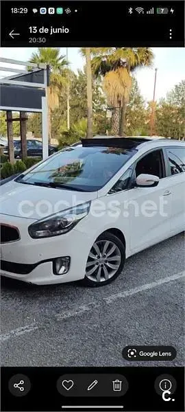Usado Kia Carens 136 CV (100 kW) 2014 Blanco Monovolumen
