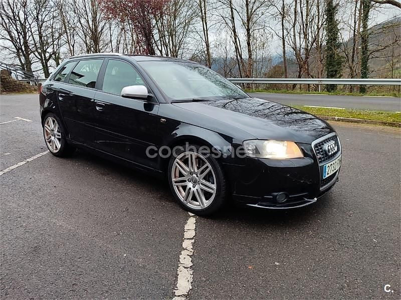 Usado Audi A3 Ambition 250 CV (183 kW) 2007 Negro Utilitario