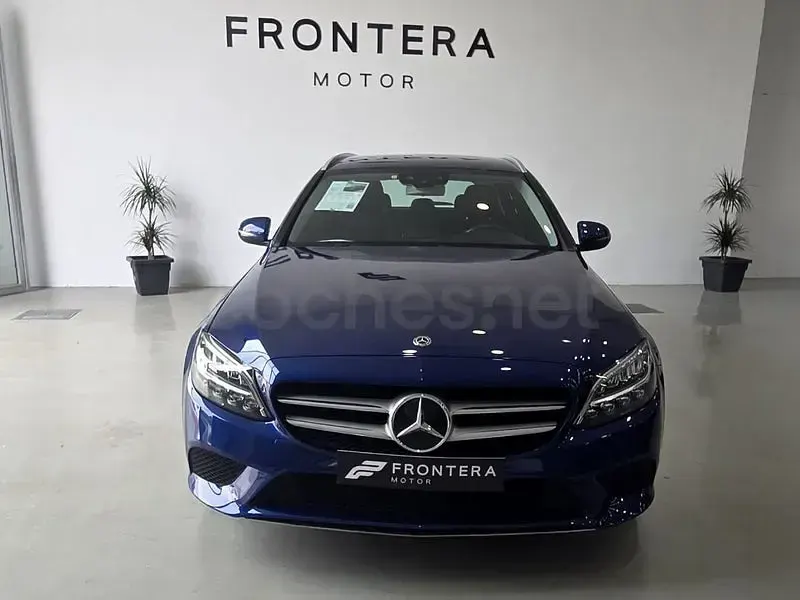 Usado Mercedes C200 160 CV (117 kW) 2020 Azul Familiar