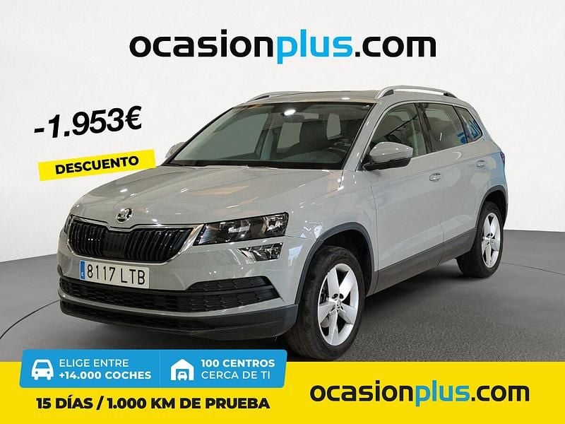 Gris Usado 2021 Skoda Karoq Ambition SUV | 21.490 € (Precio justo) - Imagen 1/4