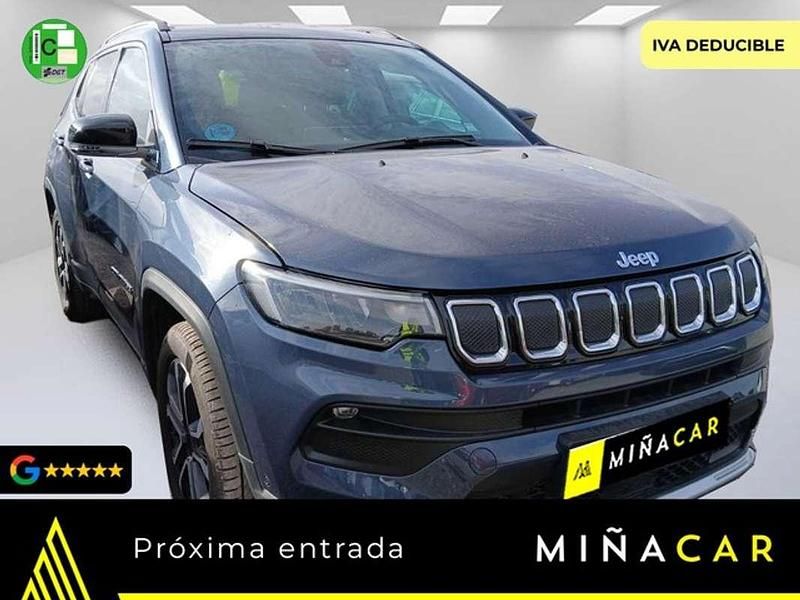 Azul Usado 2021 Jeep Compass Limited SUV | 18.225 € (Precio justo) - Imagen 1/4