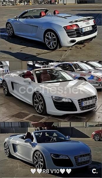 Usado Audi R8 Spyder Sport 525 CV (386 kW) 2012 Blanco Descapotable