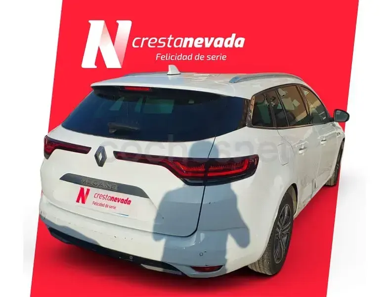 Usado Renault Mégane GrandTour Zen 115 CV (84 kW) 2021 Blanco Familiar