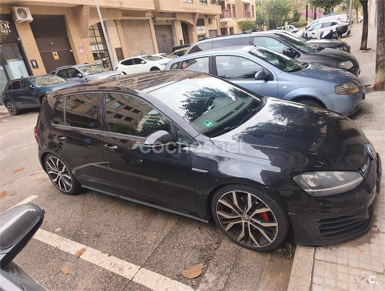 Usado VW Golf VII GTD 184 CV (135 kW) 2015 Negro Berlina