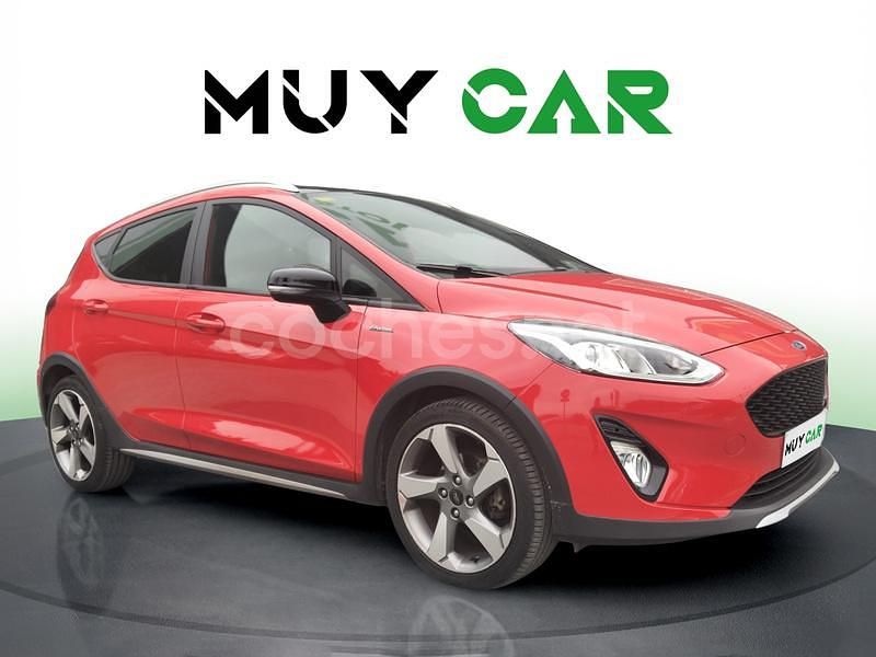 Rojo Usado 2018 Ford Fiesta Active Berlina | 11.490 € (Precio justo) - Imagen 1/4