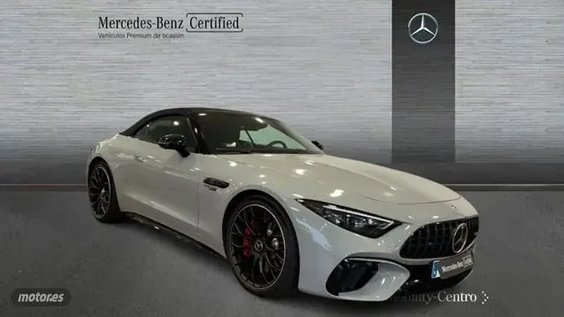 Usado Mercedes SL55 AMG AMG 476 CV (350 kW) 2023 Gris Descapotable
