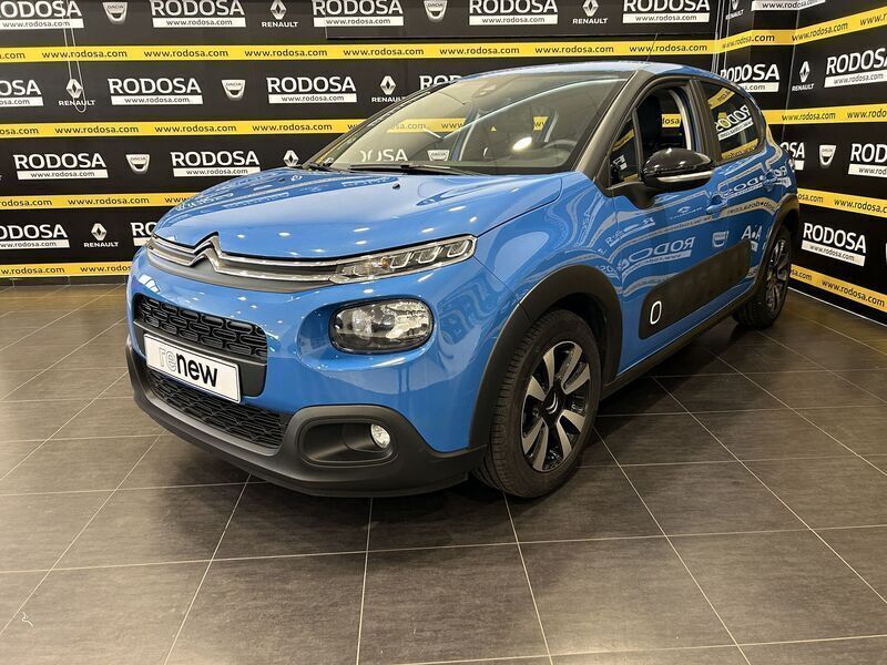 Azul Usado 2019 Citroën C3 Feel Utilitario | 11.900 € (Caro) - Imagen 1/4