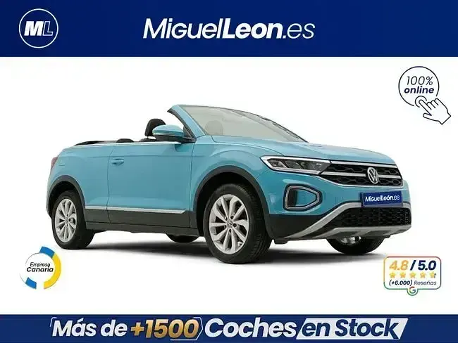 Usado VW T-Roc Style 110 CV (80 kW) 2022 Azul SUV