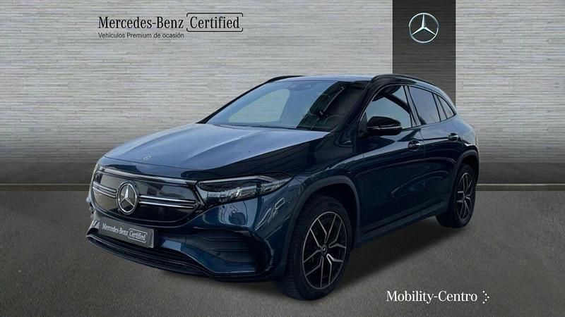 Denim blue metallic paint Usado 2021 Mercedes EQA250 AMG line SUV | 34.900 € (Un poco caro) - Imagen 1/4