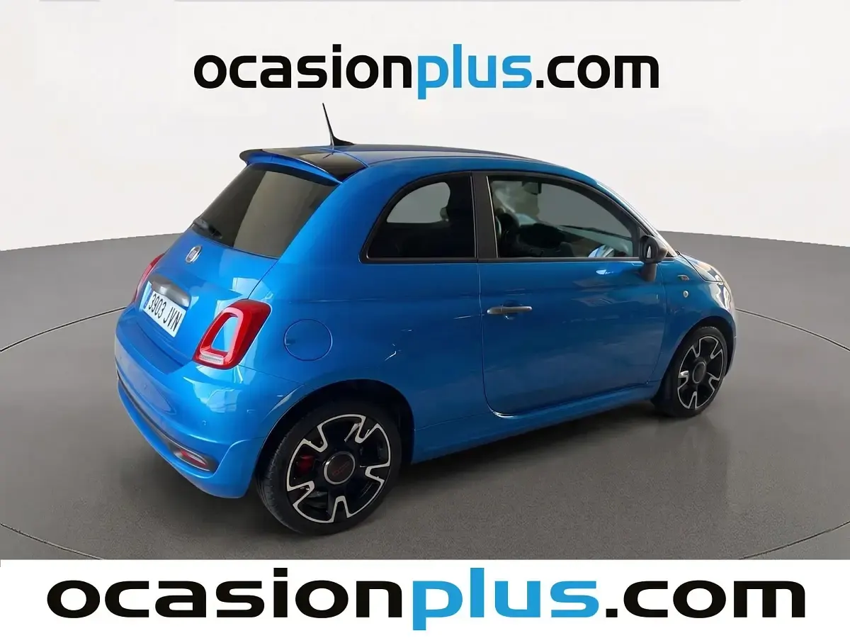 Usado Fiat 500 S 105 CV (77 kW) 2016 Azul Utilitario