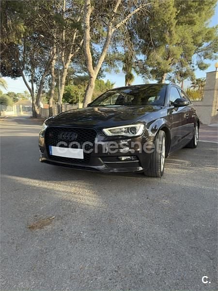 Begagnad Audi A3 S-Line 110 HK (80 kW) 2017 Svart Sedan