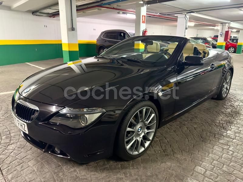 Usado BMW 630 Cabriolet 258 CV (189 kW) 2006 Negro Descapotable