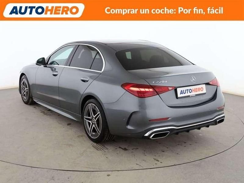 Usado Mercedes C220 AMG line 200 CV (147 kW) 2022 Gris Berlina