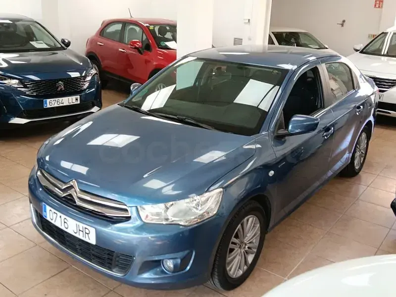 Usado Citroën C-Elysee I Exclusive 100 CV (73 kW) 2015 Azul Berlina