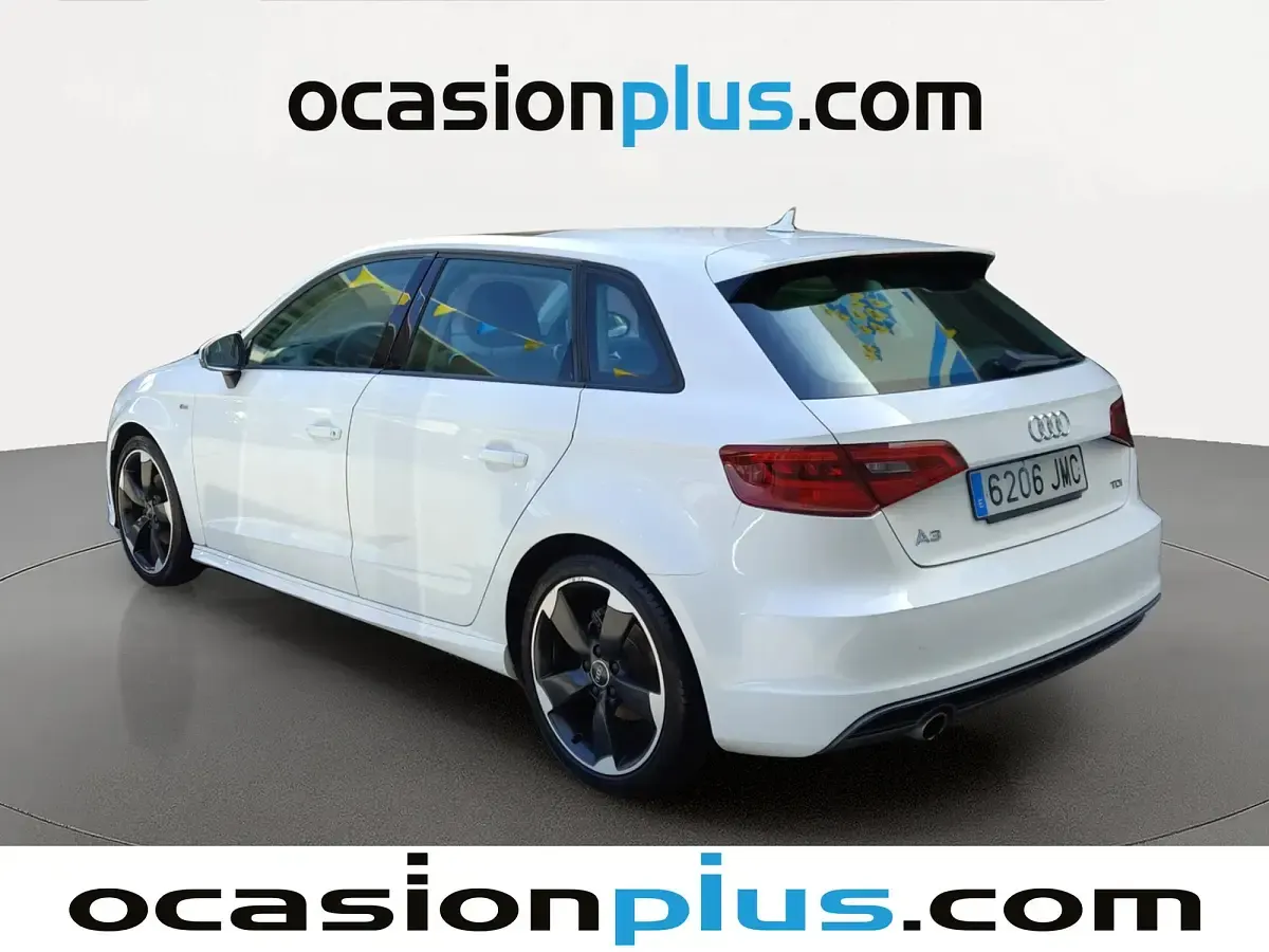 Usado Audi A3 Sportback S-Line 110 CV (80 kW) 2016 Blanco Utilitario