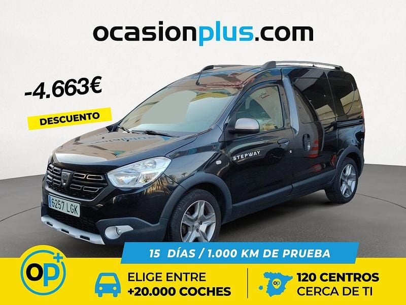 Negro Usado 2020 Dacia Dokker Essentiel Monovolumen | 17.200 € - Imagen 1/4