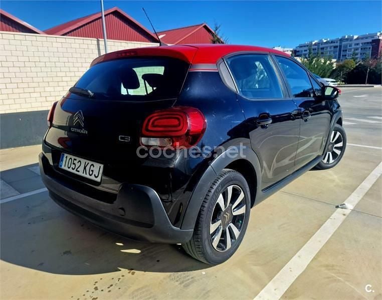 Usado Citroën C3 PureTech 82 CV (60 kW) 2017 Negro Berlina