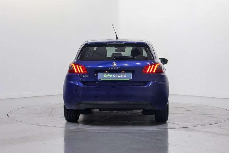 Usado Peugeot 308 Style 131 CV (96 kW) 2018 Azul Utilitario
