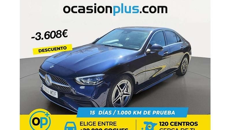 Usado Mercedes C200 163 CV (119 kW) 2023 Azul Berlina