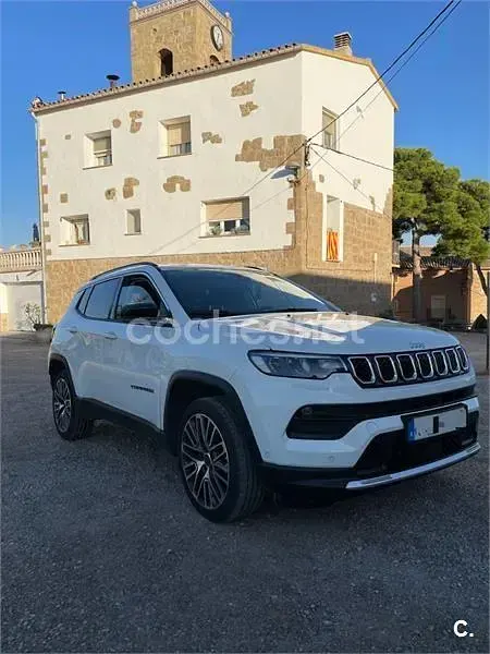Usado Jeep Compass Limited 130 CV (95 kW) 2021 Blanco SUV