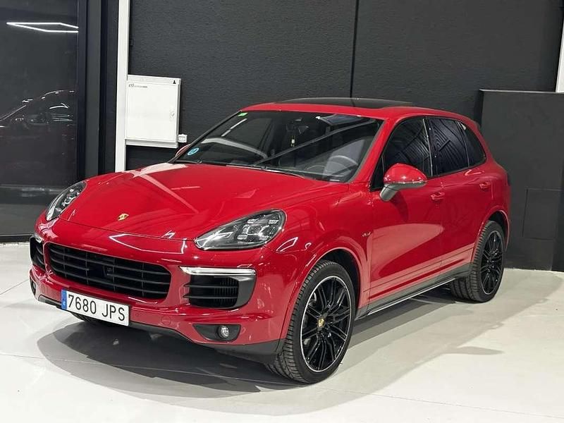 Rojo Usado 2016 Porsche Cayenne S SUV | 34.000 € (Buen precio) - Imagen 1/4
