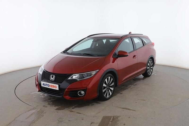 Rojo Usado 2015 Honda Civic Elegance Familiar | 14.499 € (Precio justo) - Imagen 1/3